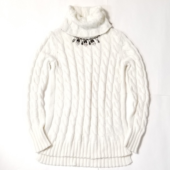 Banana Republic Sweaters - Banana Republic Chunky Wool Cable Knit Turtleneck